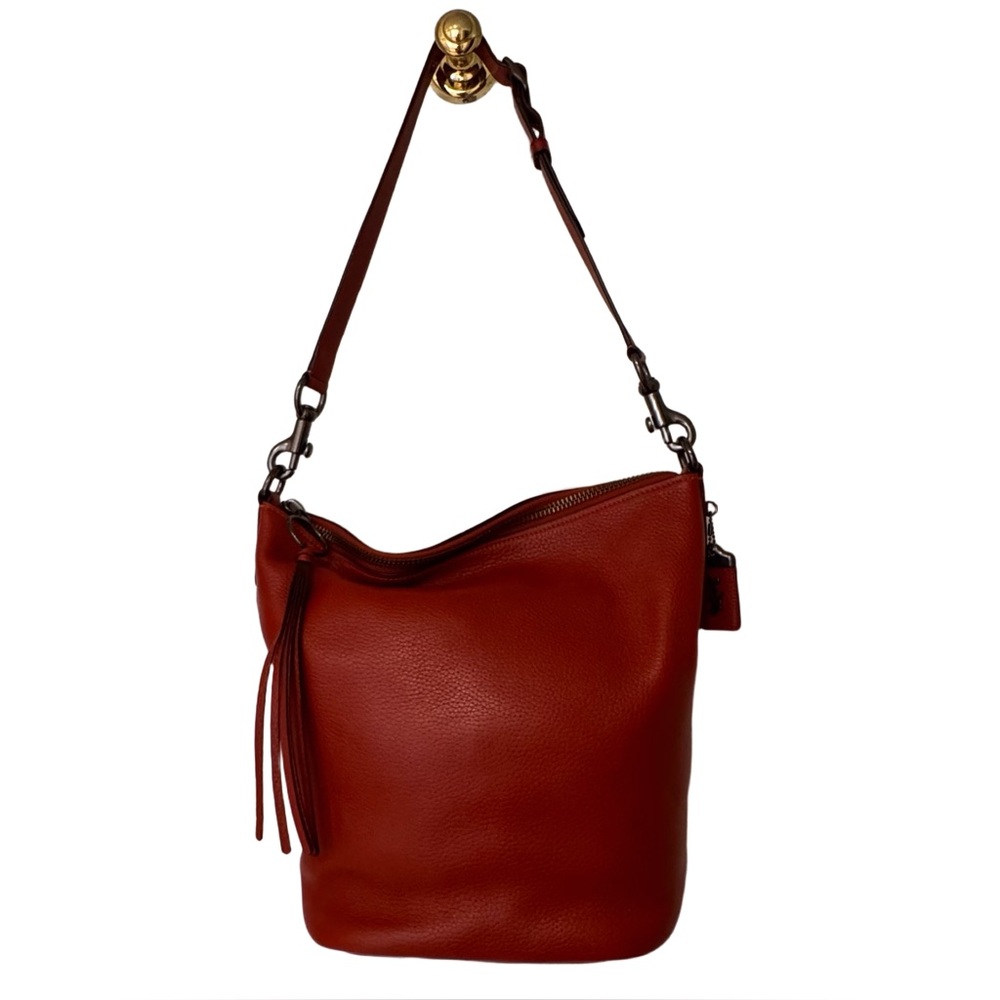 Coach 1941 Pebbled Leather Duffel in Chili